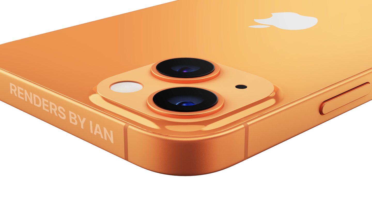 苹果iPhone13新渲染出炉：新配色、小刘海、后置镜头对角排列