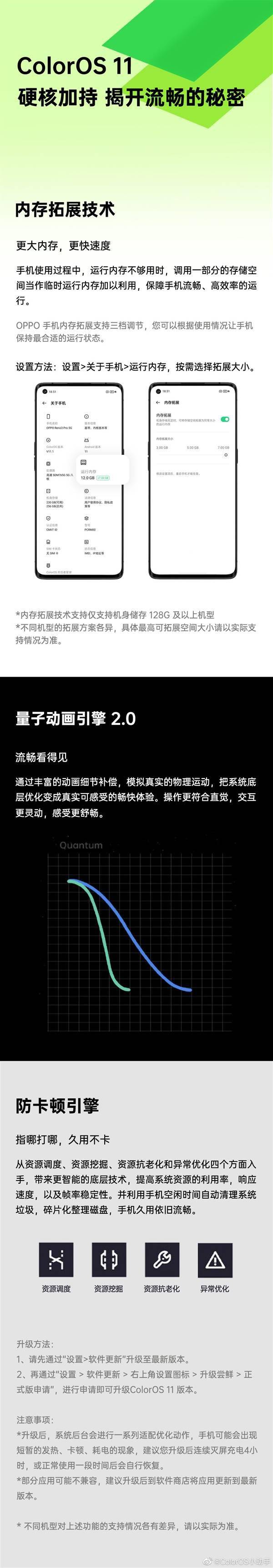 OPPO ColorOS 11保持流畅的秘密揭开：防卡顿引擎加持 自动碎片化整理 